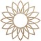 Ekena Millwork Daisy Wood Fretwork Pierced Ceiling Medallion, Red Oak, 26"OD x 9"ID x 3/8"T CMWP26X26X0375DARO - alternate 1